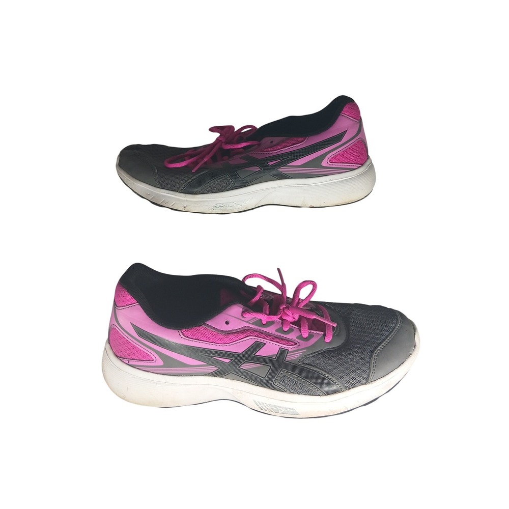 ASICS‎ T791S Women's Running Shoes Pink Grey Lace Up Athletic Sneakers Size 10